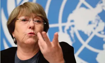  ??  ?? Michelle Bachelet desloca-se na próxima semana à Venezuela.