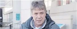  ??  ?? Former NDP MP Peter Stoffer speaks to reporters Friday in Halifax to address sexualhara­ssment claims stemming from his days on Parliament Hill.