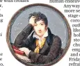  ??  ?? Alessandro Manzoni after his marriage, aged 23, in 1808