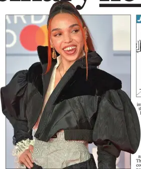  ??  ?? KEY ROLE: FKA twigs stars in the film featuring a gender-neutral house