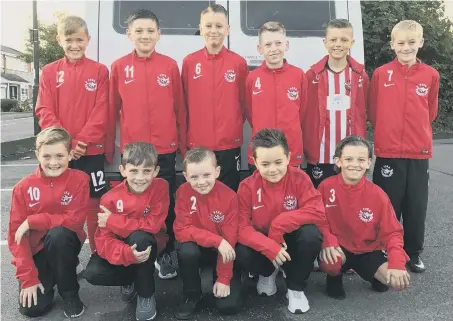  ??  ?? Sunderland Boys: back row: Matthew Taylor, Jesse Nelson, Lucas Taylor, Nathan Snowball, Bailey Corner, Aidan Meagan. Front row: Rory Nelson, Ryly Deehan, Evan Clark, Finley Robertson, Jude Cogdon, (Oliver Worthingto­n is missing from photo).