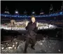  ?? ?? Sir Paul on stage after Olympic show