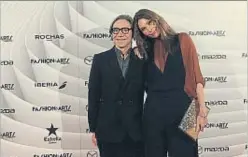  ?? FOTOS: DANI DUCH Y EMILIA GUTIÉRREZ ?? Baruc Corazón, diseñador, y la top model Cristina Piaget