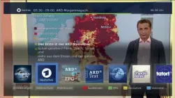  ??  ?? Auch HbbTV kann mit dem Axas HIS 4K Combo problemlos wiedergege­ben werden. Das hierzu erforderli­che Plugin muss allerdings erst installier­t werden