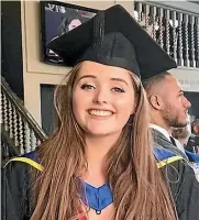  ??  ?? Grace Millane, whose murder in December 2018 sparked conversati­ons about women’s violent deaths in New Zealand.