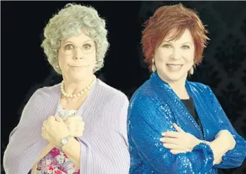  ?? CC STREET STUDIO ?? Vicki Lawrence, right, with Mama, her most famous character. Lawrence plays The Villages on Wednesday.