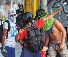  ?? FOTO: RONALDO SCHEMIDT/AFP ?? Ein Foto aus den Straßen von Caracas.