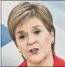  ?? NICOLA STURGEON: ?? ‘It is unsustaina­ble for any politician to stand in the way of democracy.’