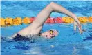  ?? Photograph: Darren England/AAP ?? Australian swimmer Cate Campbell. Athletes will be encouraged to take the Covid-19 vaccine prior to leaving for the Olympics in Tokyo.