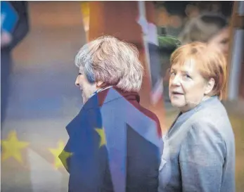  ?? FOTO: IMAGO ?? Kein Entgegenko­mmen von Berlin: Bundeskanz­lerin Angela Merkel (rechts), Theresa May.