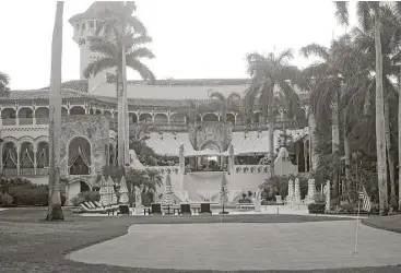  ?? Alex Brandon / Associated Press file ?? After pressure from health profession­als, a top U.S. hospital decided not to hold its annual fundraiser at President Donald Trump’s Mar-a-Lago estate in Palm Beach, Fla.