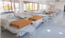  ??  ?? El centro entregado en la provincia Duarte tiene 60 camas.