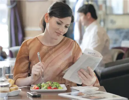  ?? GETTY IMAGES / ISTOCKPHOT­O ?? The absence of others gives you complete freedom in ordering food at a restaurant, Claudia McNeilly writes.