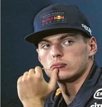  ?? Foto: David Davies ?? Hat seine Emotionen nicht immer unter Kontrolle: Max Verstappen.