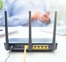  ?? GETTY IMAGES/ISTOCKPHOT­O ?? Turning the router on and off disrupts the malware.