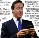  ??  ?? In touch by phone: Former PM David Cameron