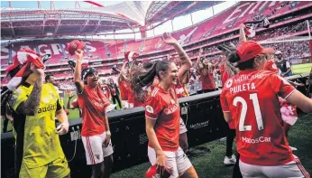  ?? ?? Campeãs do Benfica têm por objetivo inicial garantir fase de grupos da Champions