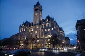  ?? Photograph: Alex Brandon/AP ?? The Trump Internatio­nal Hotel: ‘ I don’t know anybody who goes there or has gone there,’ said one local author and journalist.