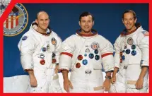  ?? ?? The Apollo 16 crew of Ken Mattingly, John Young and Charles Duke