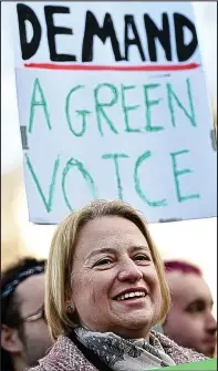  ??  ?? Under scrutiny: Party leader Natalie Bennett