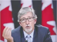  ?? SEAN KILPATRICK / THE CANADIAN PRESS FILES ?? “In terms of privacy protection, Bill C-76 adds nothing of substance,” says privacy commission­er Daniel Therrien.