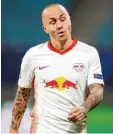  ?? Foto: dpa ?? Angeliño ist derzeit der Tor‰Garant im Trikot von RB Leipzig.