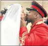  ??  ?? Prince Nhlanganis­o and his bride Wandile Mkhize