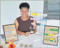  ?? Picture: SUPPLIED ?? Mereani Miller showcasing her earrings.