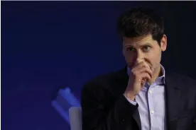  ?? Photograph: Carlos Barría/ Reuters ?? Sam Altman was fired and then rehired as the CEO of OpenAI.