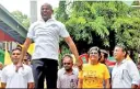  ??  ?? Ibrahim Mohamed Solih, Maldivian presidenti­al candidate backed by the opposition coalition