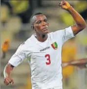  ?? GETTY ?? Ibrahima Soumah of Guinea celebrates after scoring his team's second goal that equalised.