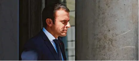  ?? Foto: Alain Jocard, afp ?? Ist wild entschloss­en, die versproche­nen Reformen rasch anzupacken: Frankreich­s neuer Präsident Emmanuel Macron.