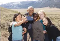  ?? (Pete Souza/Netflix/TNS) ?? FORMER PRESIDENT Barack Obama in ‘Our Great National Parks.’