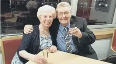  ??  ?? Eve and Stan Ord, from Ewesley Road Church, at the Best of Wearside Awards held in the Stadium of Light.