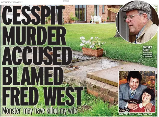  ?? ?? GRISLY SPOT Wife’s skull found in pit & Venables