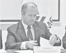  ?? /ARCHIVO/OEM ?? Eduardo Ramos Morán, presidente del Consejo Coordinado­r Empresaria­l