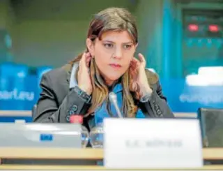  ?? // EFE ?? La fiscal europea y exfiscal de Rumanía Laura Codruta Kövesi