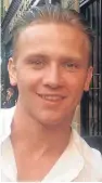  ??  ?? Corrie McKeague has been missing since last September.