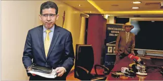  ?? RENÉ FRAGA / EXPRESO ?? Abandono. El procurador Diego García dijo que no ha sido notificado de un posible juicio político en su contra.