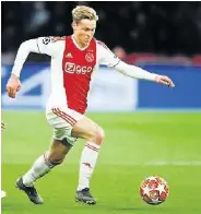  ?? GETTY ?? Erst 21 Jahre alt: Ajax-Juwel Frenkie de Jong.