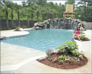  ?? The Sentinel-Record/Mara Kuhn ?? MAGIC SPRING: Magic Springs and Crystal Falls water and theme park will reveal its new chiller pool, the Magic Spring, on Saturday with a VIP gathering at 9:30 a.m. before the park opens.