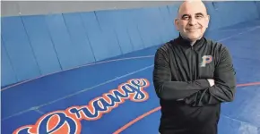  ?? BARBARA PERENIC/COLUMBUS DISPATCH ?? Olentangy Orange’s Brian Nicola is The Dispatch’s All-metro Girls Wrestling Coach of the Year.