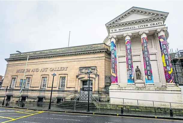  ??  ?? CULTURE: A diverse range of exhibition­s and attraction­s awaits members of the public at Perth Museum and Art Gallery. Picture by Steve Brown.