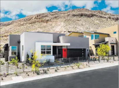  ?? Pardee Homes ?? Pardee Homes is celebratin­g the grand opening of its new Terra Luna neighborho­od in The Cliffs village in Summerlin. Shown are the single-story Plan One and two-story Plan Two model homes.