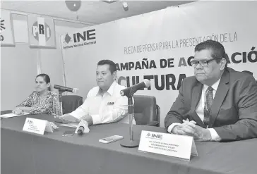  ?? /CORTESÍA ?? José Luis López Vázquez, vocal ejecutivo del INE
