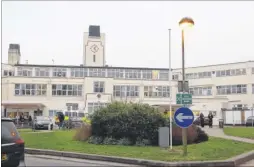  ??  ?? Simon Wright, from Corinthian Land, had talks with East Kent Hospitals Trust