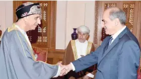  ?? — Picture by Mohamed al Rashdi ?? His Highness Sayyid Fahd receives President of the Cyrpus House of Representa­tives.