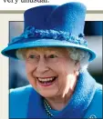  ??  ?? PERFECT GIFT: The Queen sees her horse win yesterday