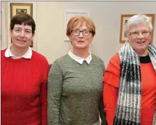  ?? Mary O’Sullivan, Kay Malone, and Mary Corkery from the Milltown/ Listry branch of the Kerry Hospice Foundation. Photo by John Cleary ??
