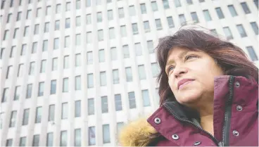  ?? Wayne Cuddington / Postmedia news ?? Indigenous health expert Dr. Anna Banerji presented her petition to Health Canada demanding preventati­ve medication to protect Inuit babies from RSV.